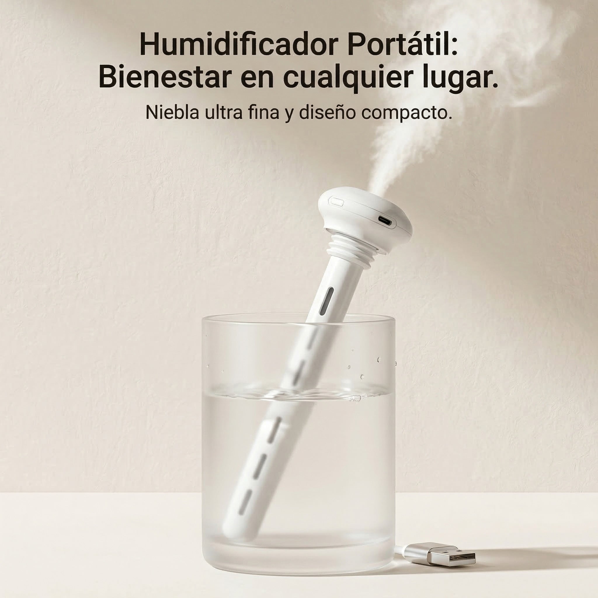 Humidificador Ultrasónico Difusor De Aromas Luz Led