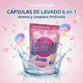 Cápsulas De Detergente Narciso 6 En 1 Para Ropa Flor Cerezo
