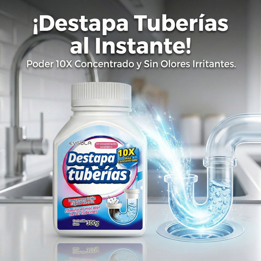 Limpiador Potente Para Fregaderos Y Desagües