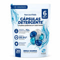 Cápsulas de Detergente para Ropa 6 en 1 Aroma Brisa Marina