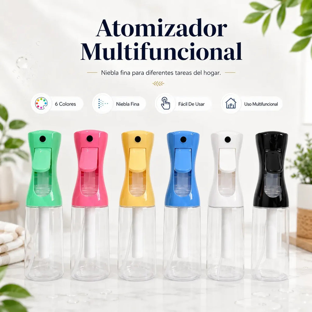 Botella Pulverizadora Multiusos De Plastico