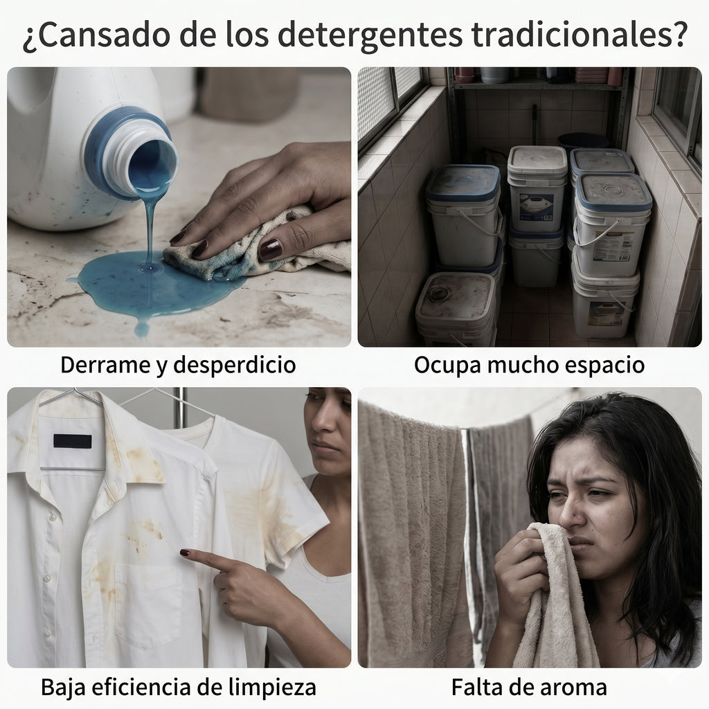 Detergente En Tiras Para Ropa Biodegradable 60 Sheet Lavadas