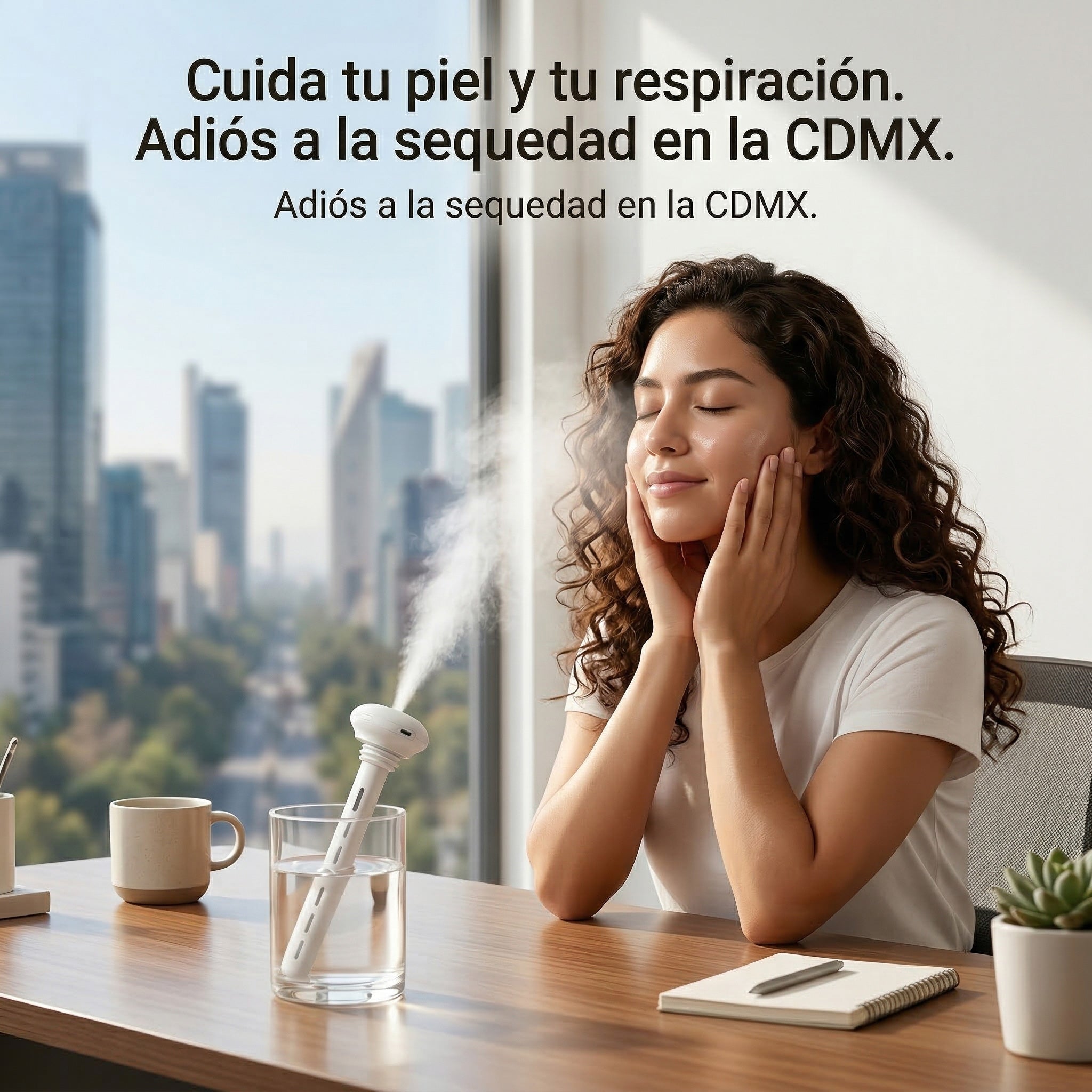 Humidificador Ultrasónico Difusor De Aromas Luz Led