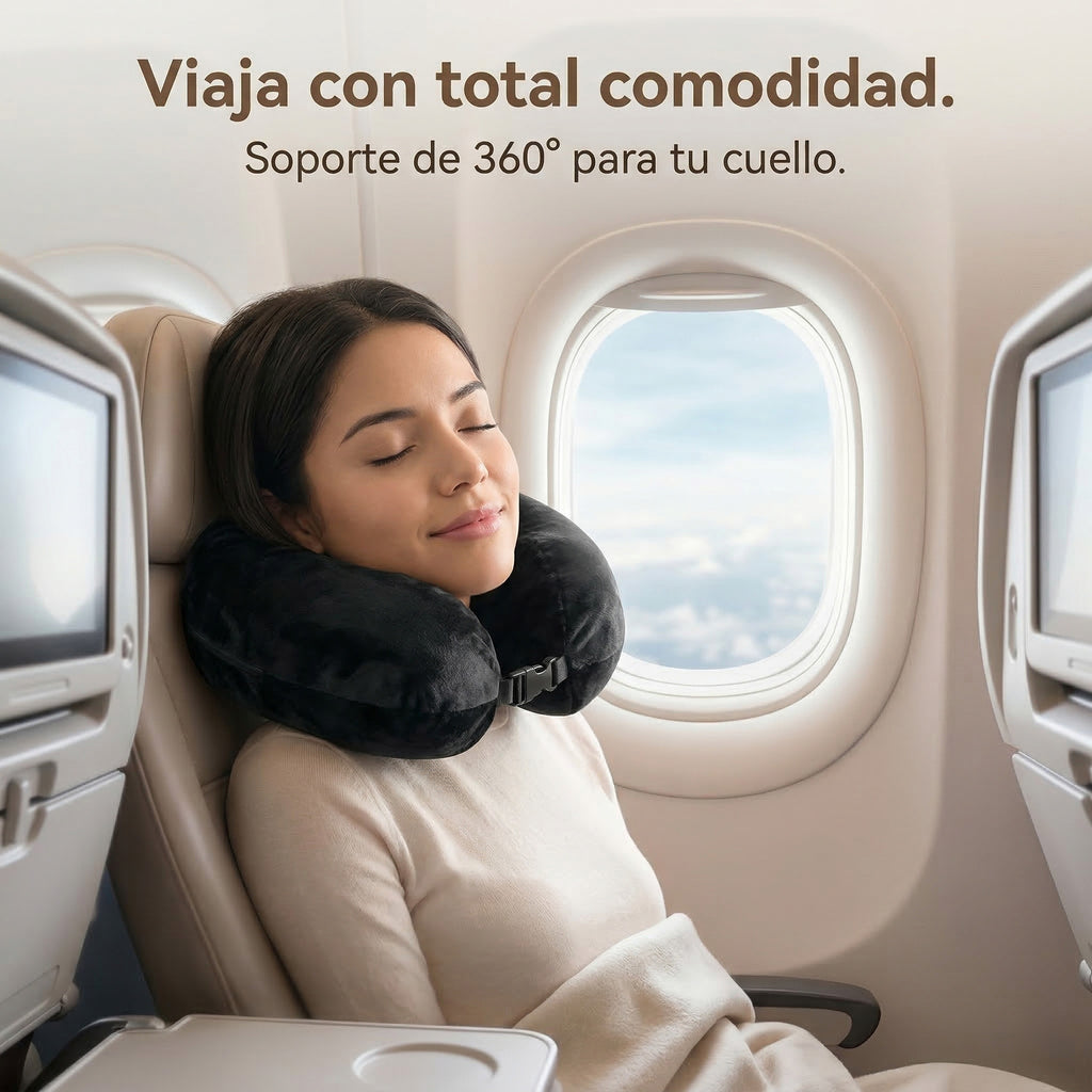 Almohadas De Viaje Algodón Rellenable Ahorra Equipaje