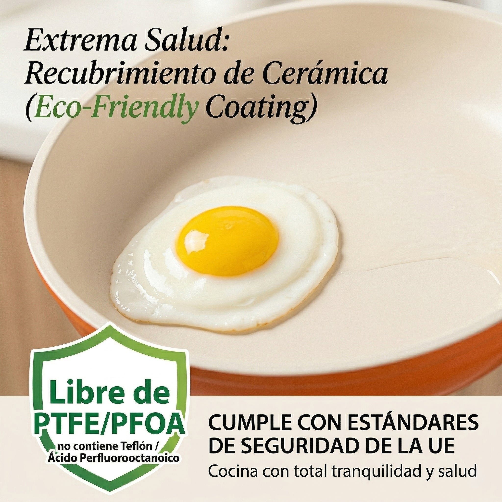 Juego De Ollas De Cocina Antiadherente 11 Pcs Latic Naranja