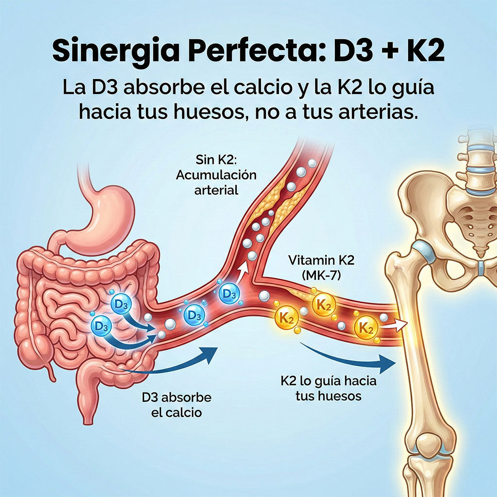 Vitamina D3&k2 Feinade 90 Cap