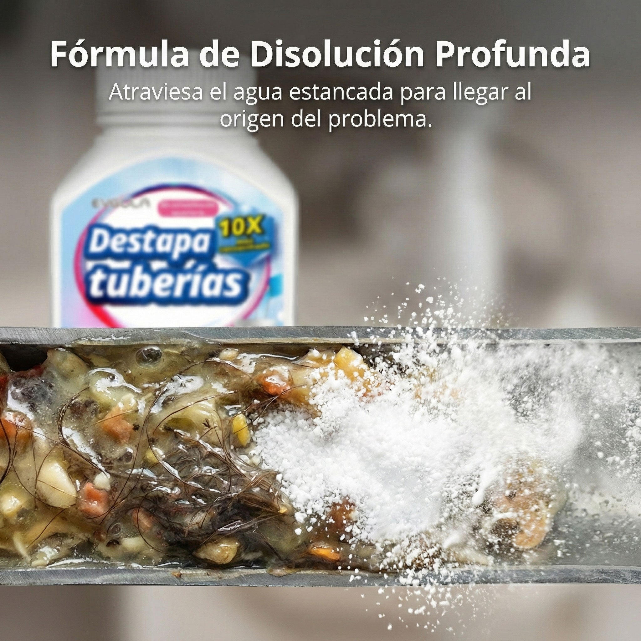 Limpiador Potente Para Fregaderos Y Desagües