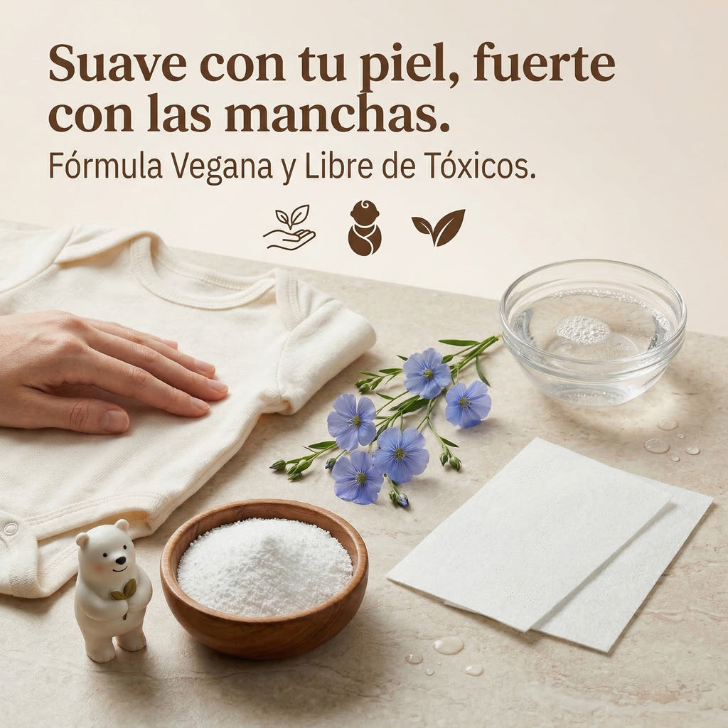 Detergente En Tiras Para Ropa Biodegradable 60 Sheet Lavadas