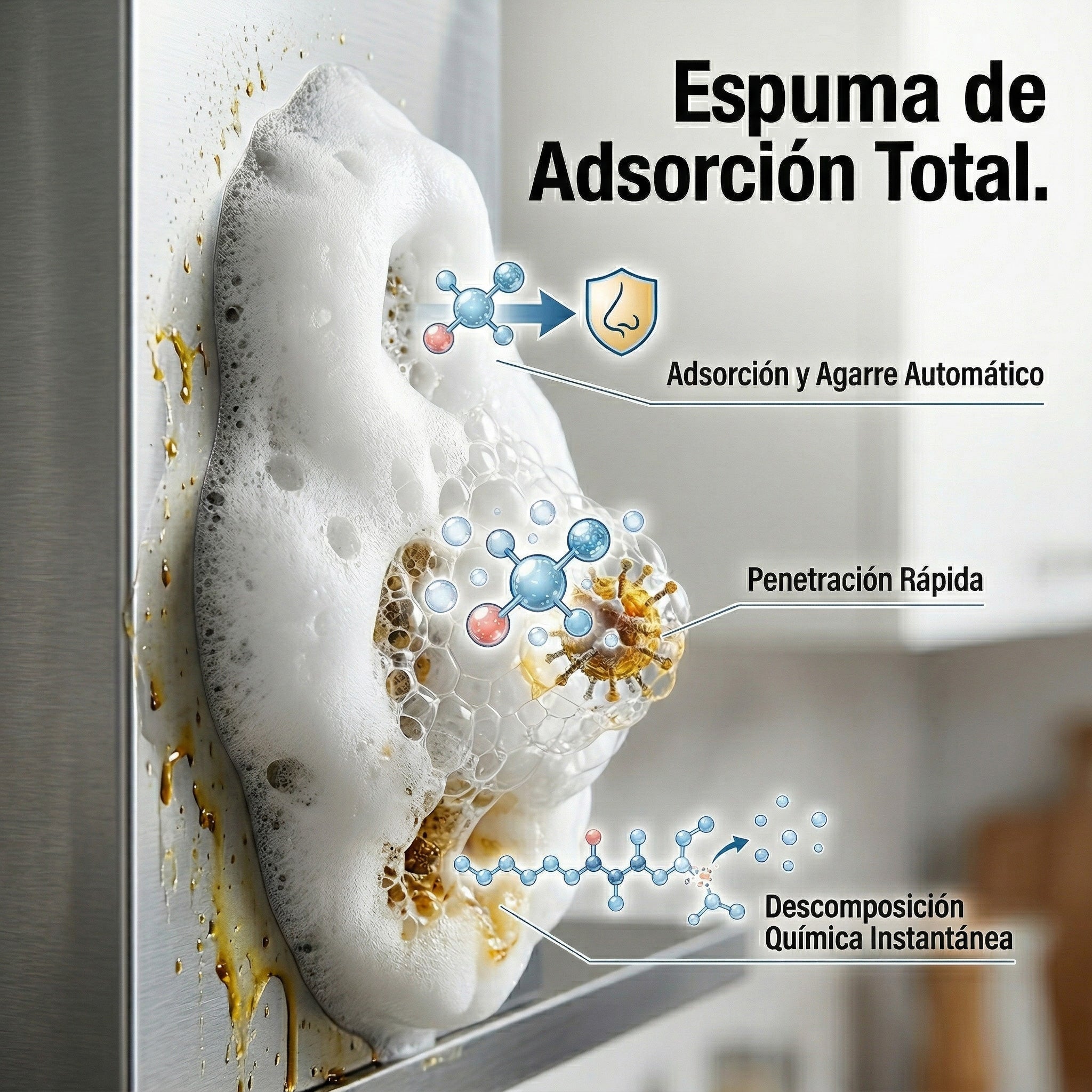 Desengrasante Potente Para Cocina Baño Hogar Espejo Narciso