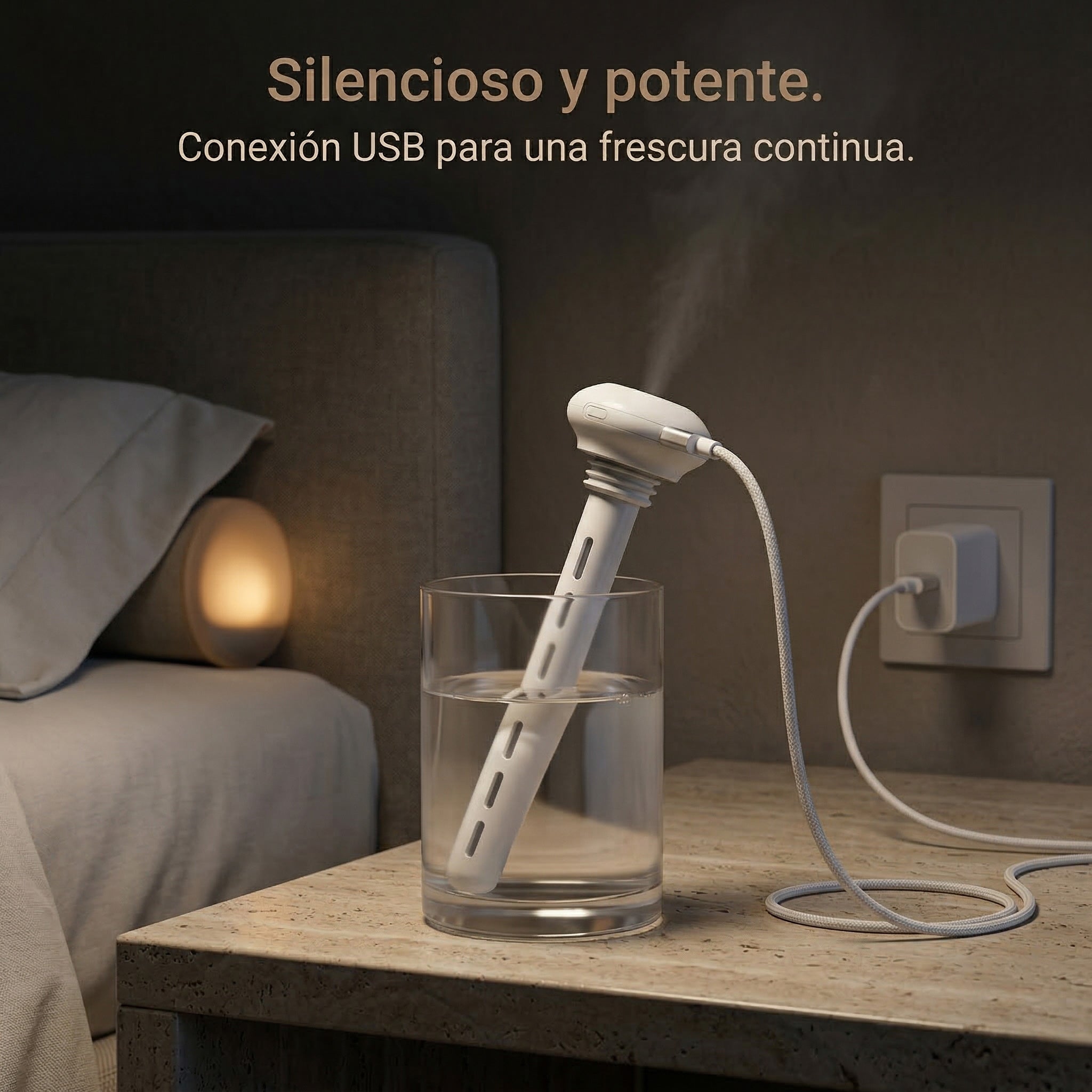 Humidificador Ultrasónico Difusor De Aromas Luz Led