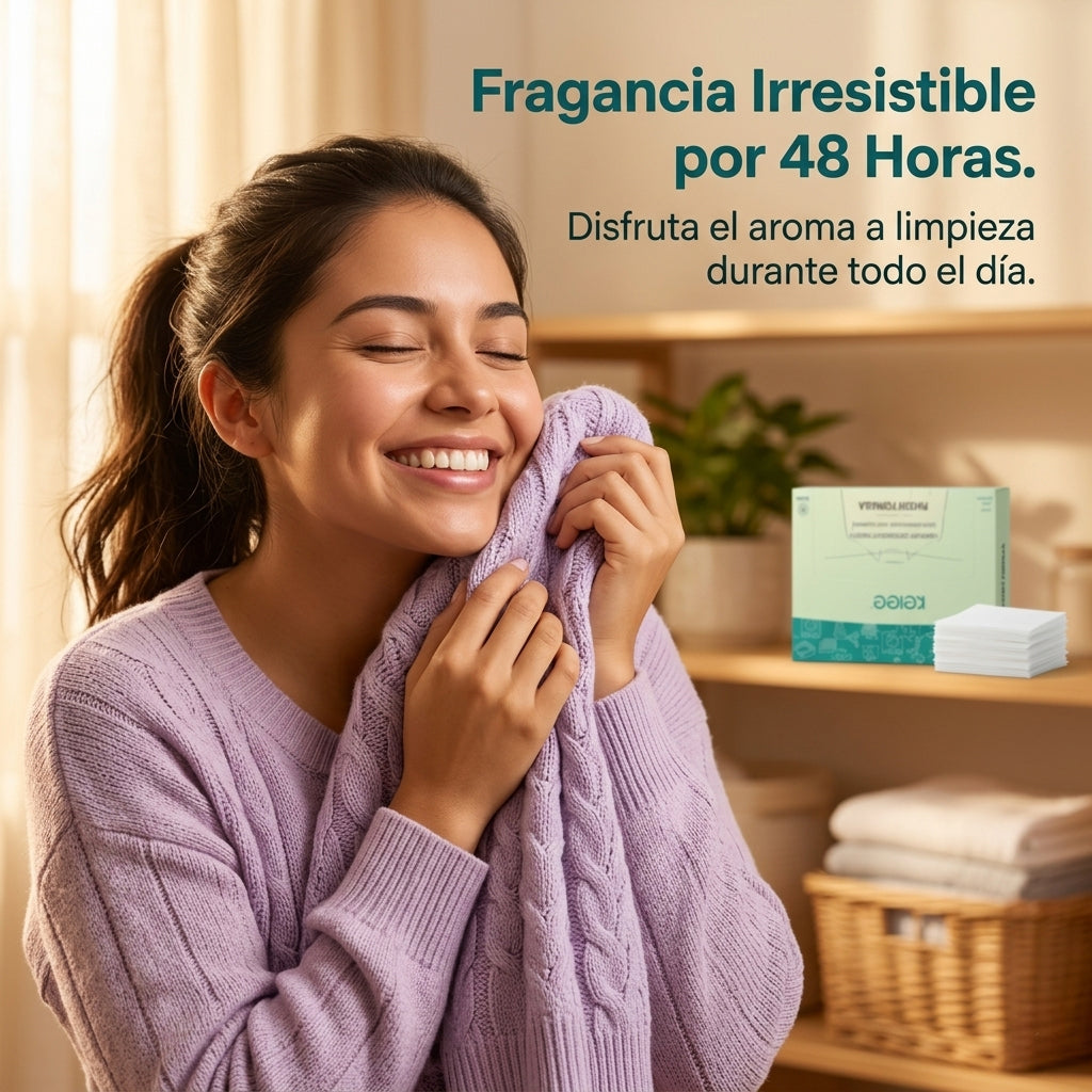 Detergente En Tiras Para Ropa Biodegradable 60 Sheet Lavadas