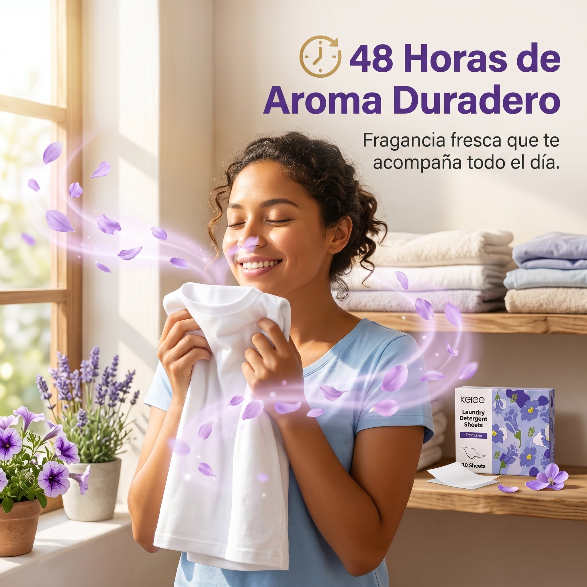 Detergente En Tiras Para Ropa Biodegradable 60 Sheet Lavadas