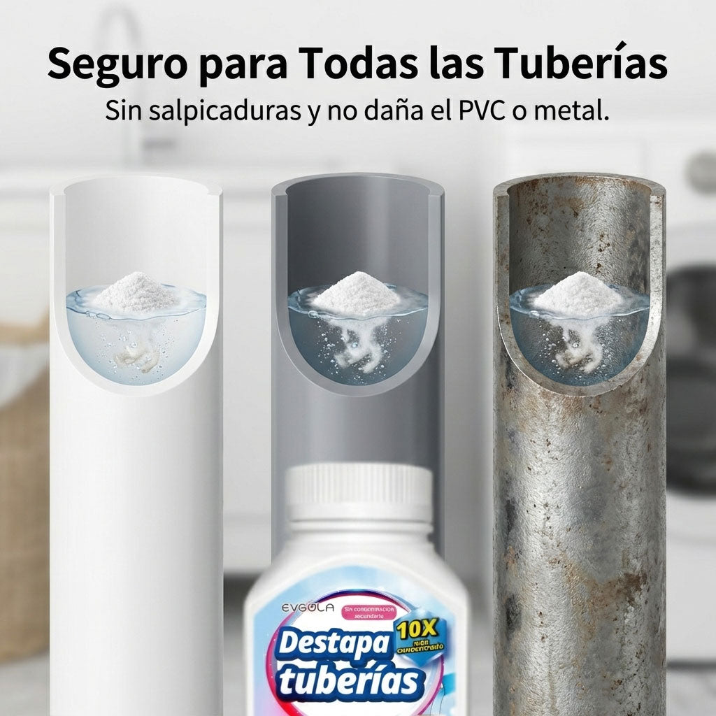 Limpiador Potente Para Fregaderos Y Desagües