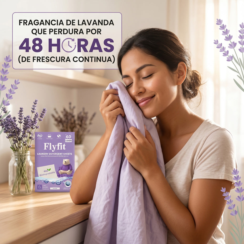 Detergente En Tiras Para Ropa Biodegradable 60 Sheet Lavadas