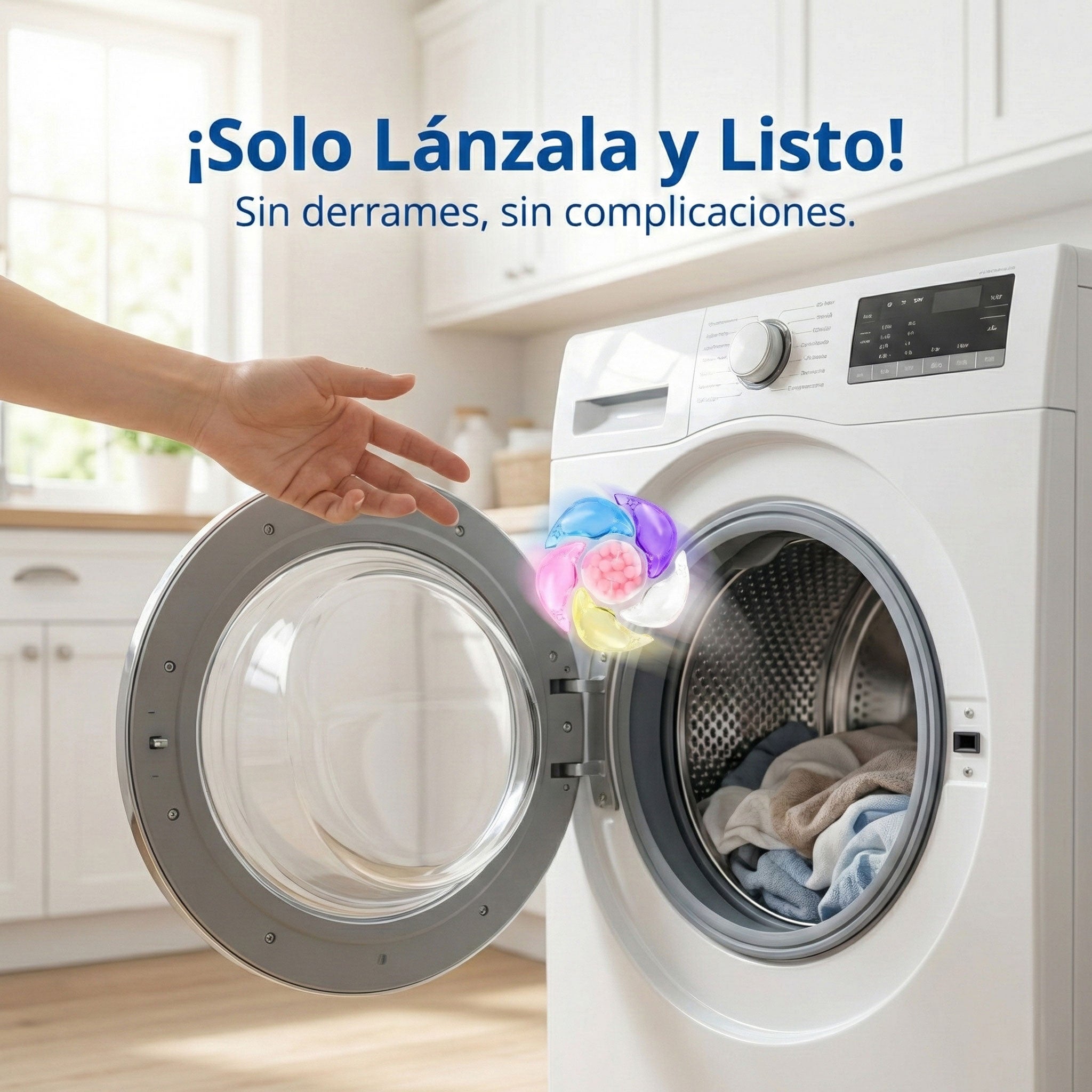 Cápsulas De Detergente Narciso 6 En 1 Para Ropa Fresia