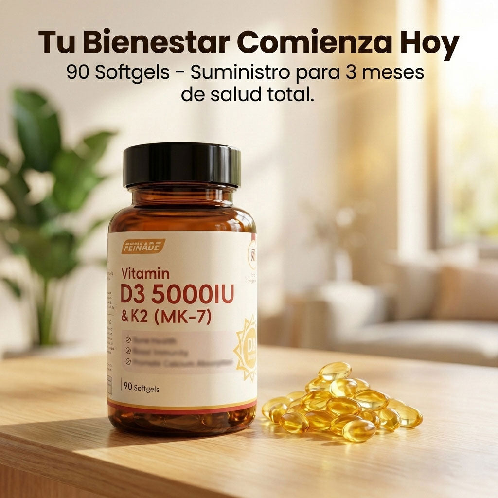 Vitamina D3&k2 Feinade 90 Cap