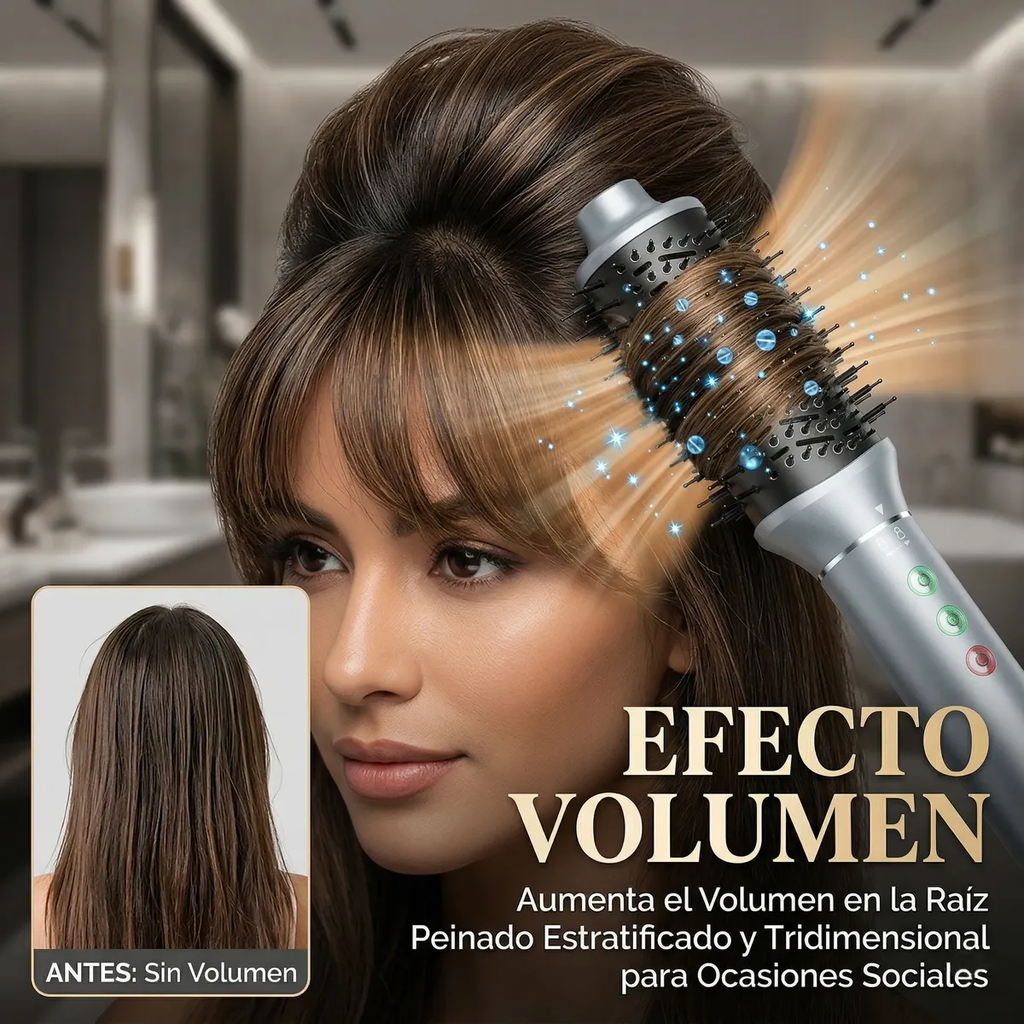 Secadora Iónica Profesional Latic 5 En 1 Para Cabello