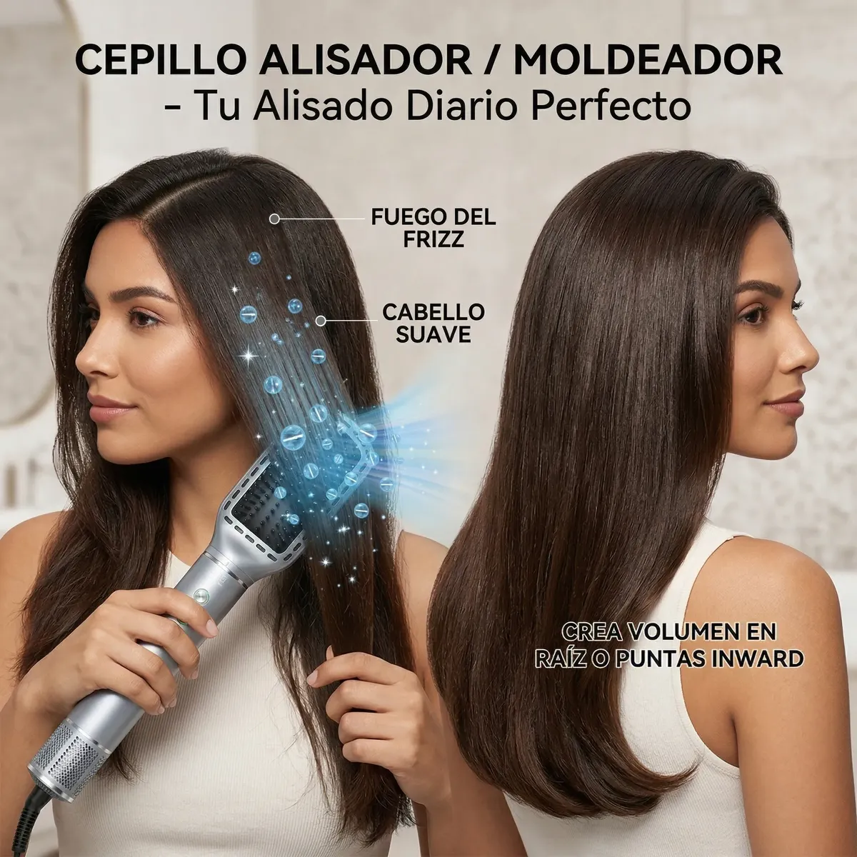 Secadora Iónica Profesional Latic 5 En 1 Para Cabello