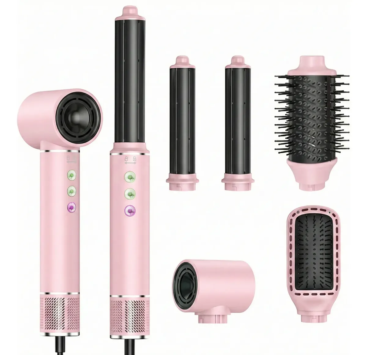 Secadora Iónica Profesional Latic 5 En 1 Para Cabello