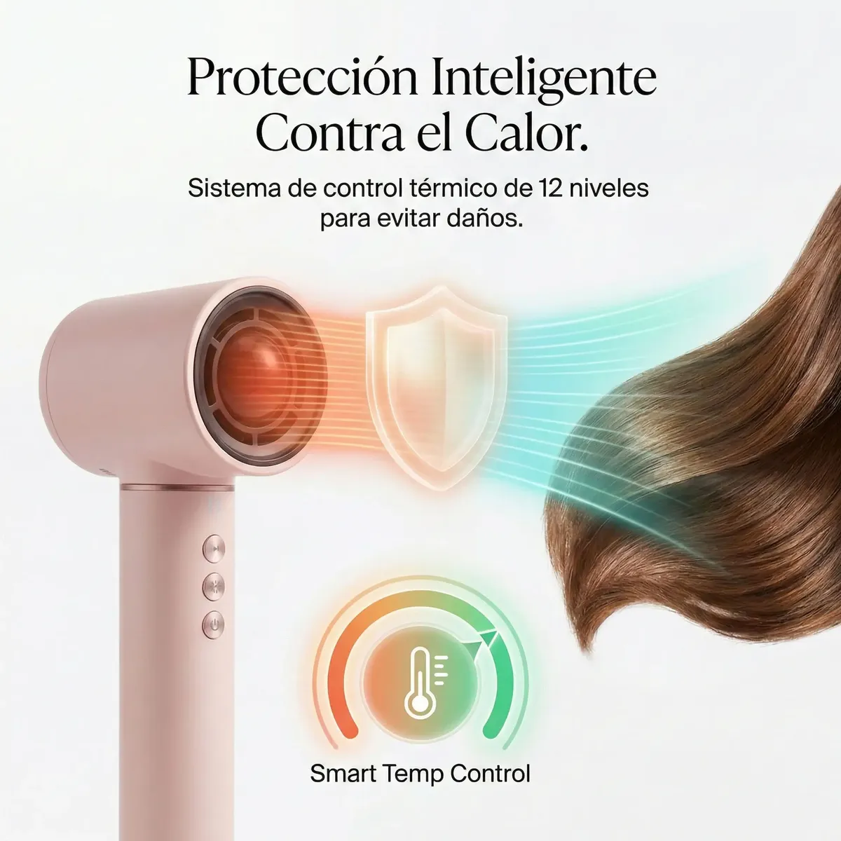 Secadora Iónica Profesional Latic 5 En 1 Para Cabello
